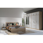 Stolik nocny Simon 40 Dąb Sonoma/Biały Lux