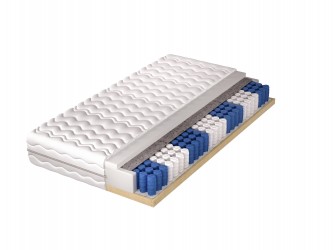 Materac Marcello KOMFORT H4 średnio twardy, 7 stref, koks