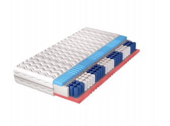 Materac Mirro H4 średnio twardy, 7 stref, pianka profilowana, hypoalergiczny