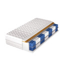 Materac Mara H3/H5 średnio twardy/twardy, dwustronny, 7 stref, kokos, sprężyny kieszeniowe