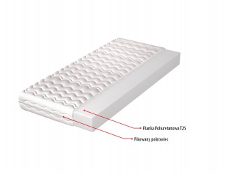 Materac Anna10 H3 średnio twardy, hypoalergiczny