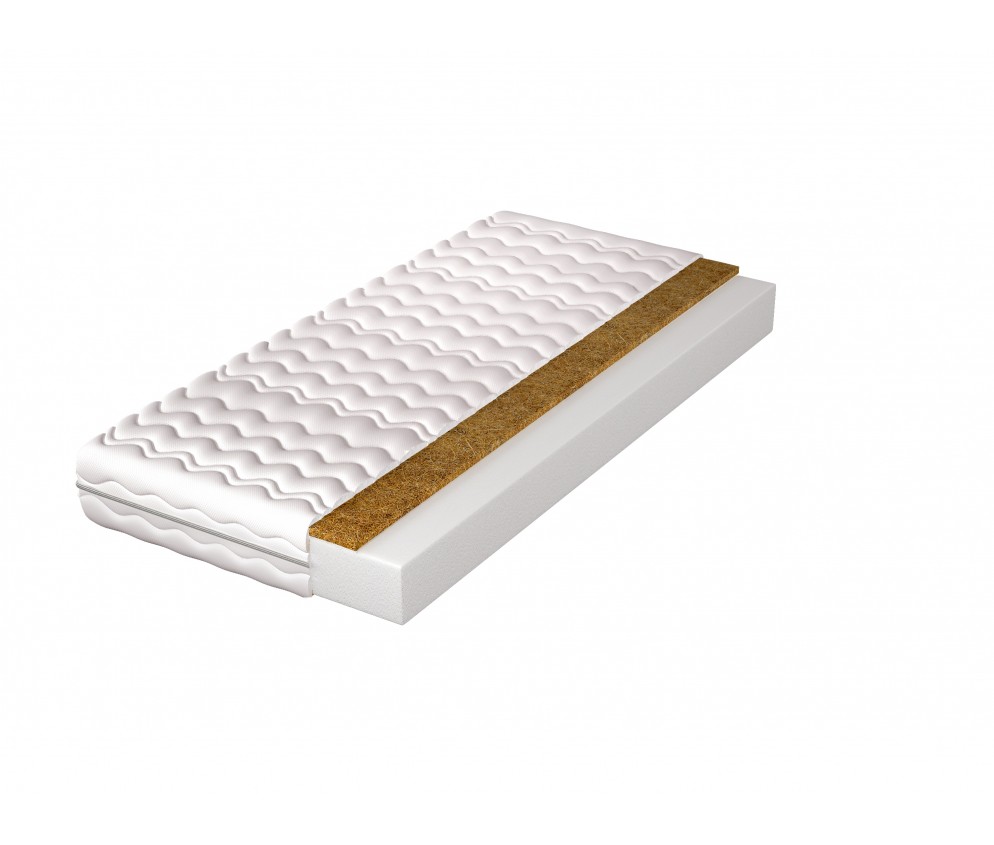 Materac Amelia15 H3/H5 średnio twardy/twardy, hypoalergiczny, kokos