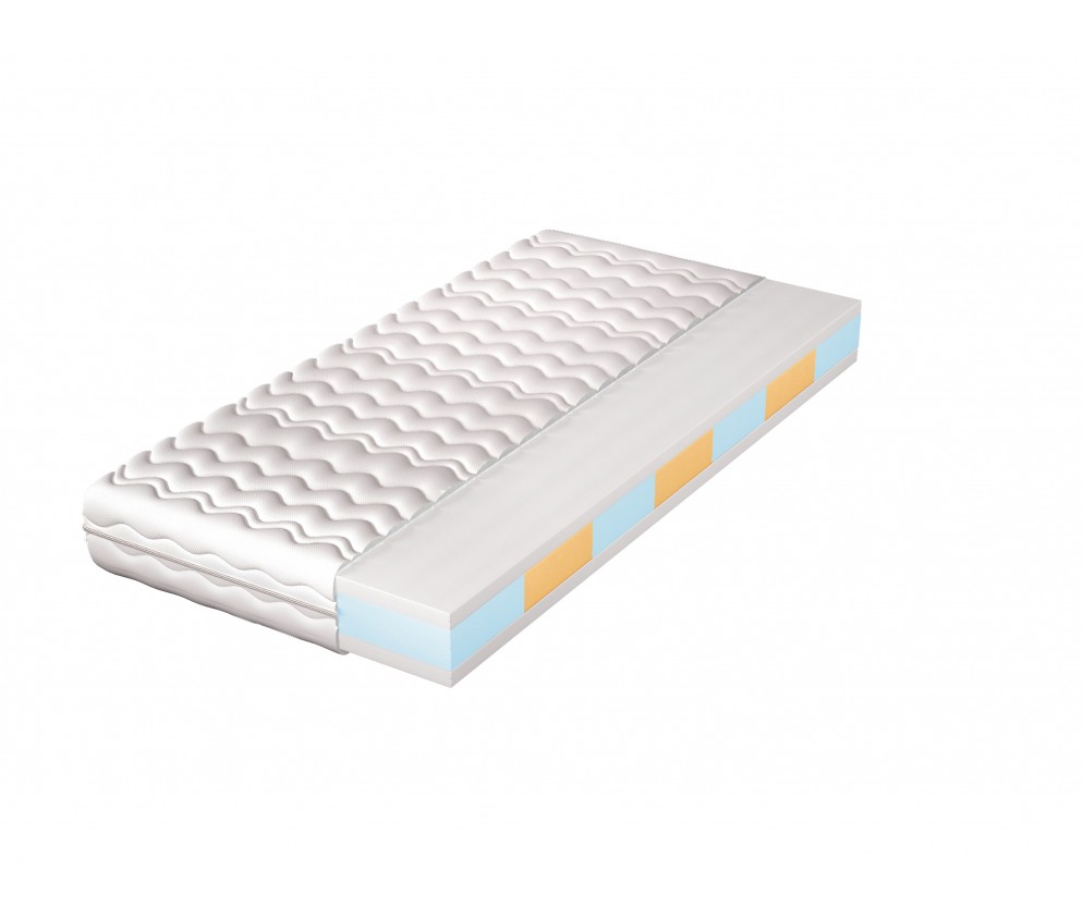 Materac Lily H3 średnio twardy, hypoalergiczny, 7 stref twardości