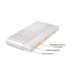 Materac Lily H3 średnio twardy, hypoalergiczny, 7 stref twardości