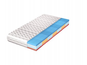 Materac Maja H3 średnio twardy, hypoalergiczny, 7 stref twardości, pianka visco, pianka wysokoelastyczna