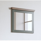 Lustro Evora Zielony/Dąb Lefaks 71x60