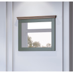 Lustro Evora Zielony/Dąb Lefaks 71x60