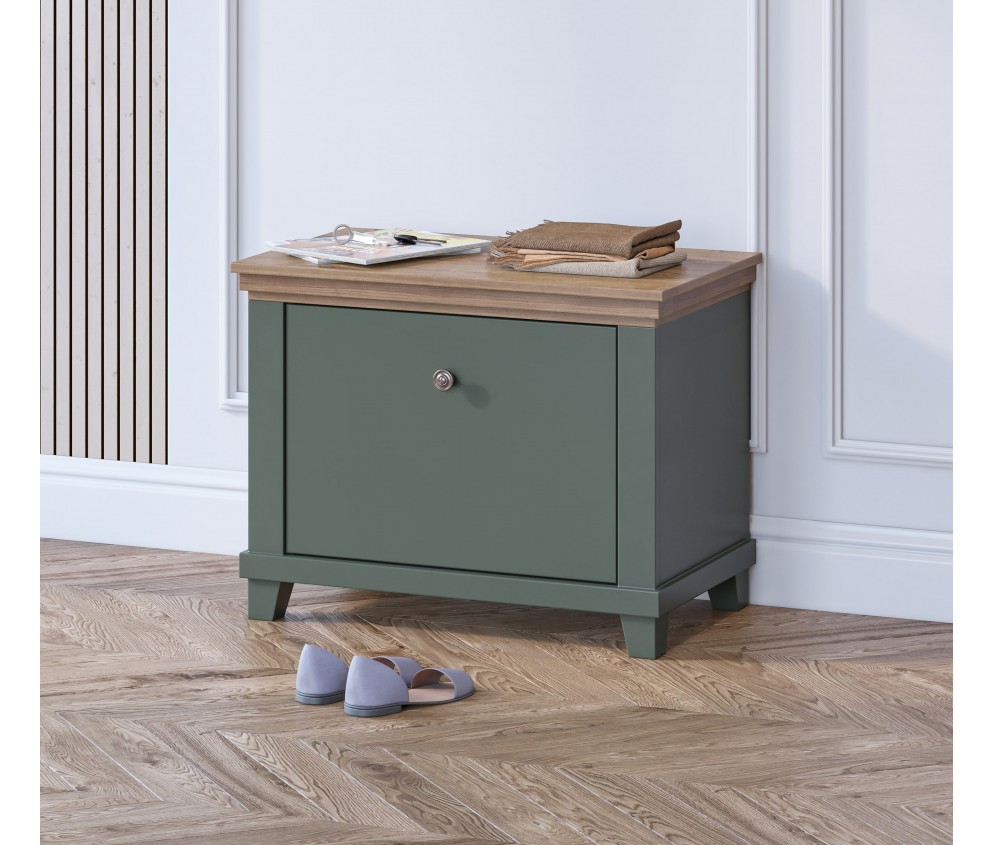 Komoda Evora 1D Zielony/Dąb Lefaks 71