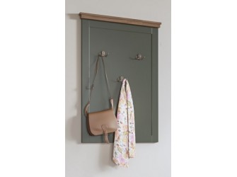 Panel z wieszakami Evora Zielony/Dąb Lefaks 71
