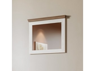 Lustro Evora Biały Abiskoash/Dąb Lefkas  71x60