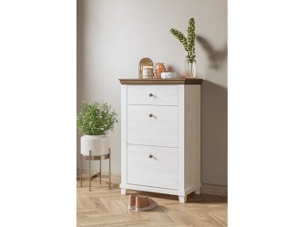 Komoda Evora 1SZ2D Biały Abiskoash/Dąb Lefkas 71