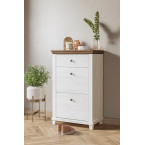 Komoda Evora 1SZ2D Biały Abiskoash/Dąb Lefkas 71