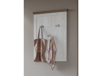 Panel z wieszakami Evora Biały Abiskoash/Dąb Lefkas 71