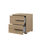 Stolik nocny Lenny 2SZ dąb olejowany 45 prawy/lewy