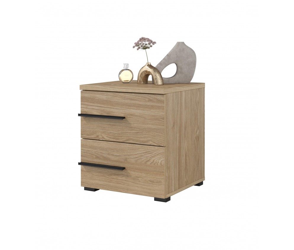 Stolik nocny Lenny 2SZ dąb olejowany 45 prawy/lewy