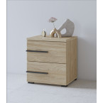 Stolik nocny Lenny 2SZ dąb olejowany 45 prawy/lewy