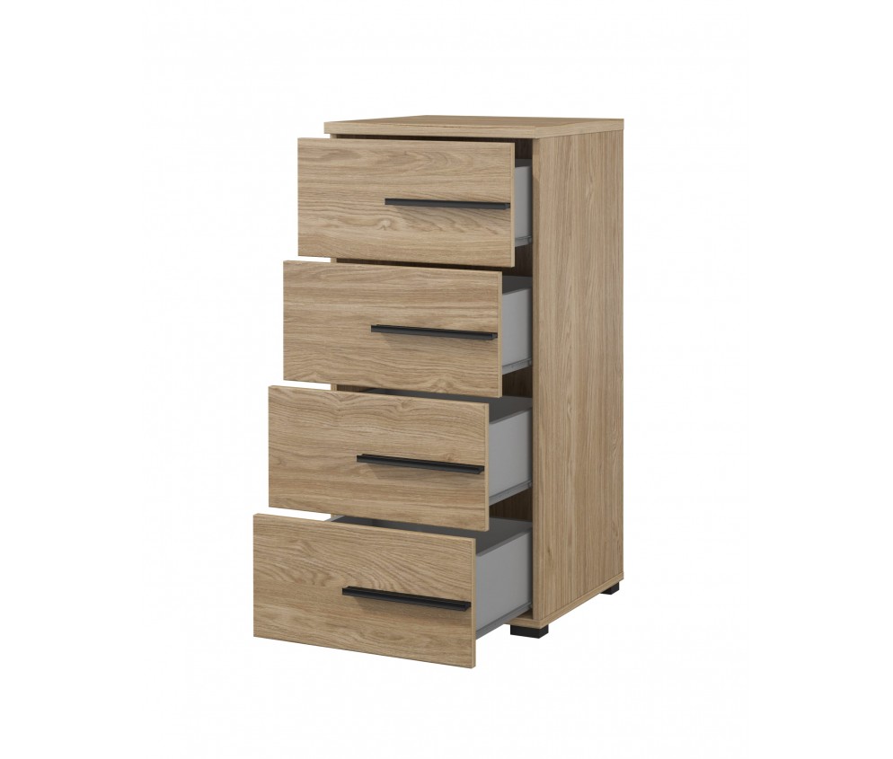 Komoda Lenny 4SZ dąb olejowany 45