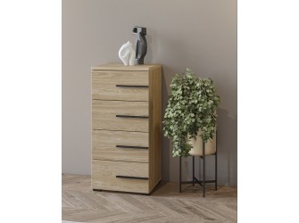 Komoda Lenny 4SZ dąb olejowany 45