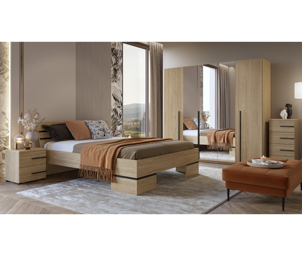 Łóżko Lenny dąb olejowany 160