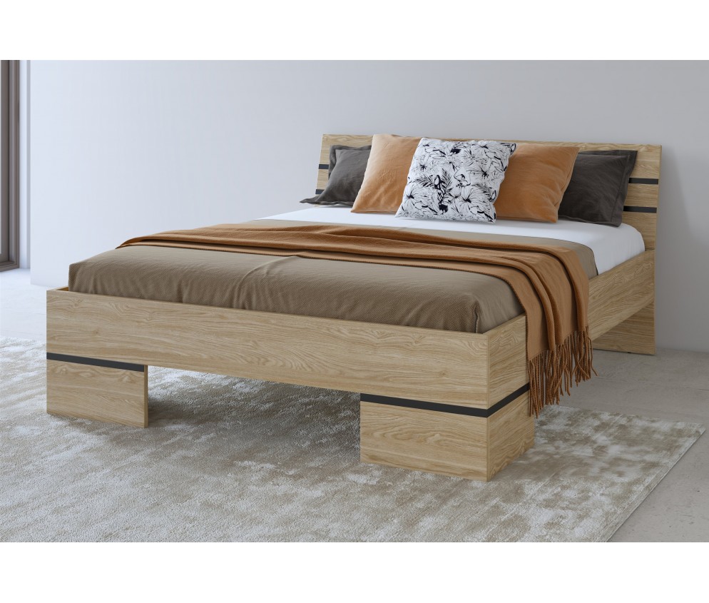 Łóżko Lenny dąb olejowany 160