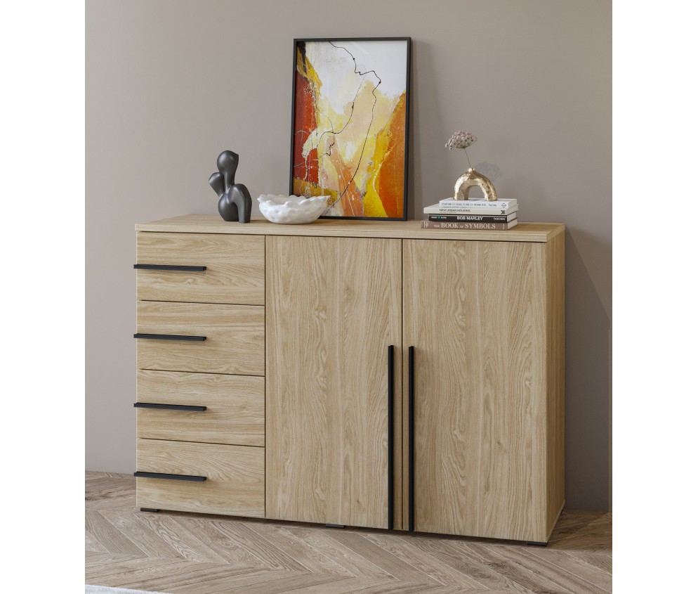 Komoda Lenny 2D4SZ dąb olejowany 134