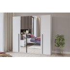 Szafa Lenny 5D z lustrem biały 225