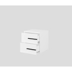 Stolik nocny Lenny 2SZ biały 45 prawy/lewy