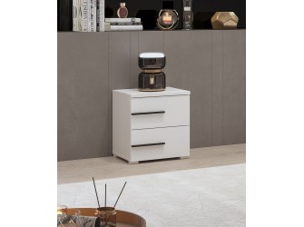 Stolik nocny Lenny 2SZ biały 45 prawy/lewy