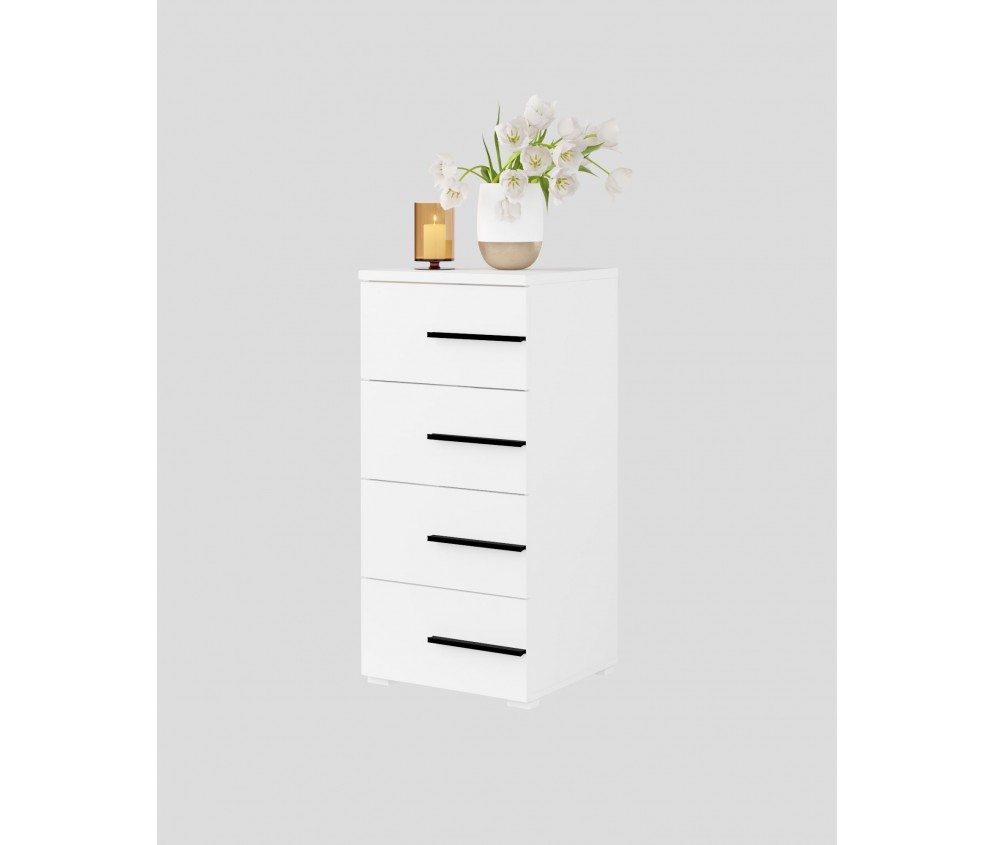 Komoda Lenny 4SZ biały 45