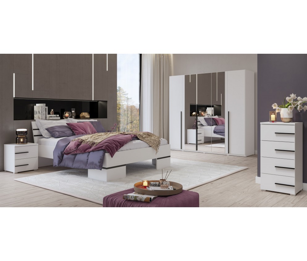 Komoda Lenny 4SZ biały 45