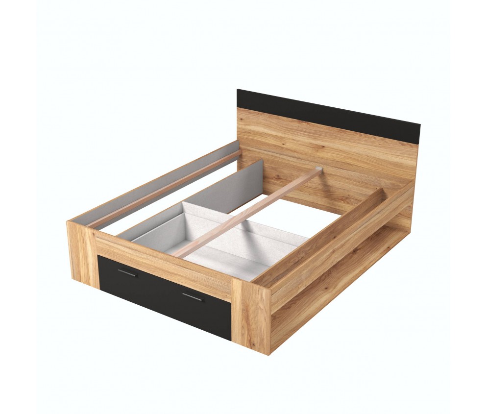 Łóżko Gamma 160 z szufladami