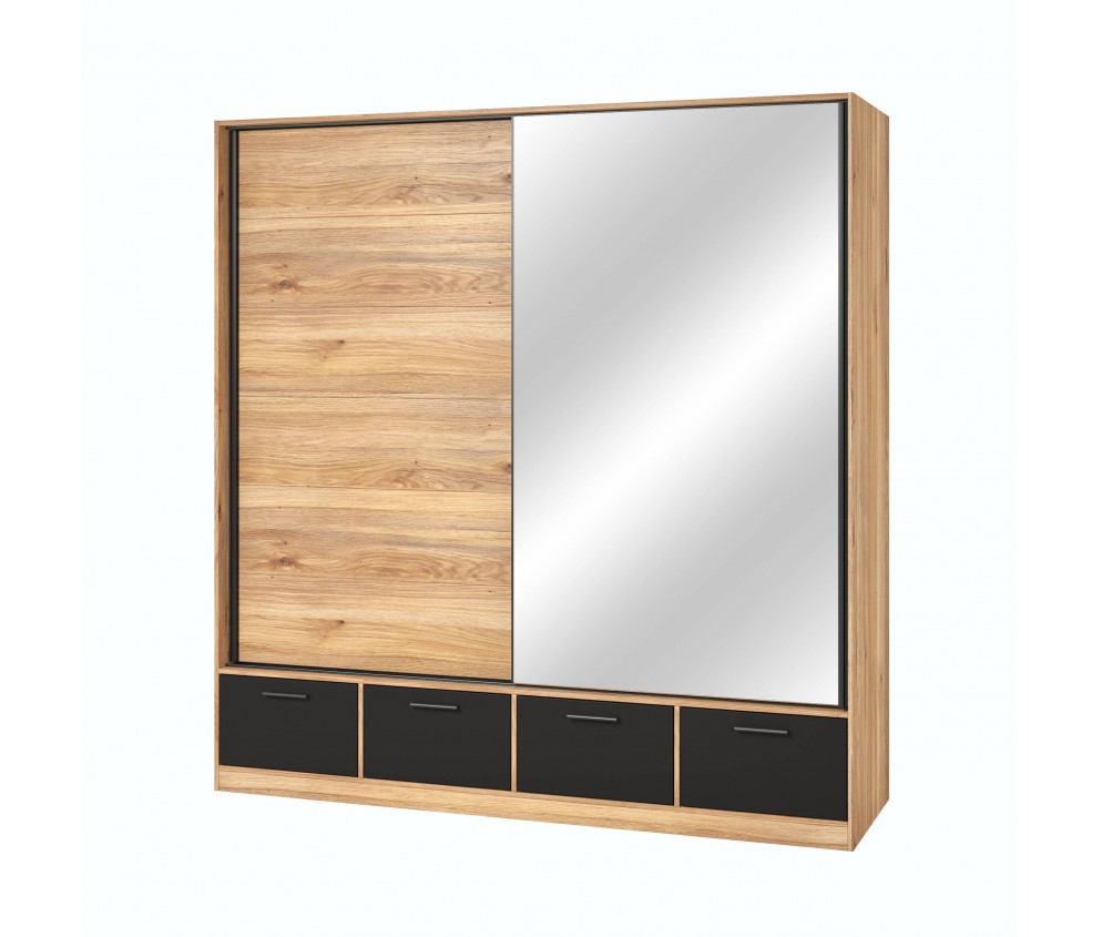 Szafa przesuwna 2D4SZ Gamma 186 z lustrem
