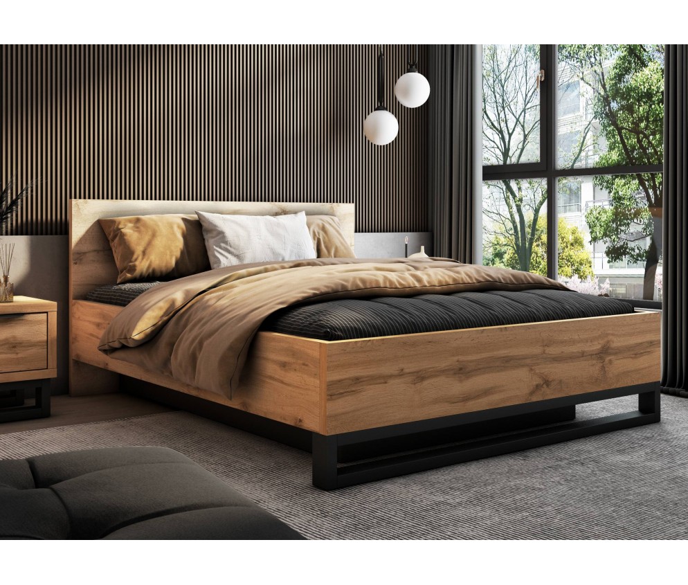 Łóżko Harry 140 z pojemnikiem i podnoszonym stelażem