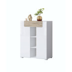 Komoda 2D1SZ Tamariso 83 Biały Połysk/San Remo