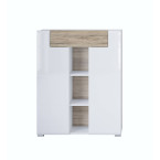 Komoda 2D1SZ Tamariso 83 Biały Połysk/San Remo