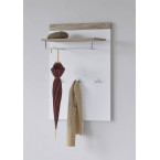 Panel z wieszakami Tamariso 83 Biały Połysk/San Remo