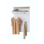 Panel z wieszakami Tamariso 83 Biały Połysk/San Remo