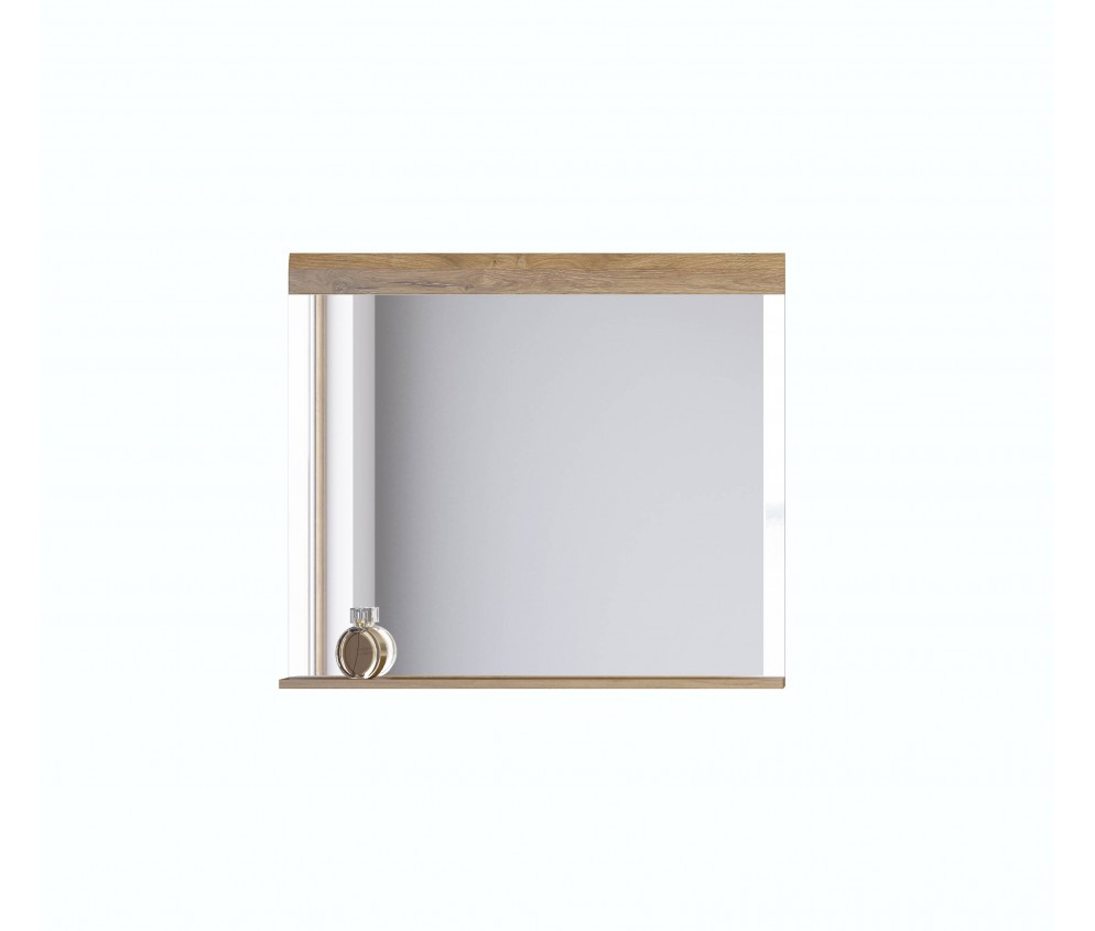 Lustro Tamariso 83x72 Antracyt Połysk/dąb Grandson