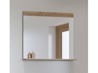 Lustro Tamariso 83x72 Antracyt Połysk/dąb Grandson