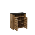 Komoda 2D Lola 84 Satin nussbaum/ touchwood