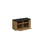 Niska komoda Lola 84 Satin nussbaum/ touchwood