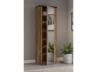 Szafa Lola 65 Satin nussbaum/ touchwood z lustrem