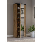 Szafa Lola 65 Satin nussbaum/ touchwood z lustrem