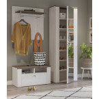 Szafa Lola 80 Sibiu larche/sonoma truffel z lustrem