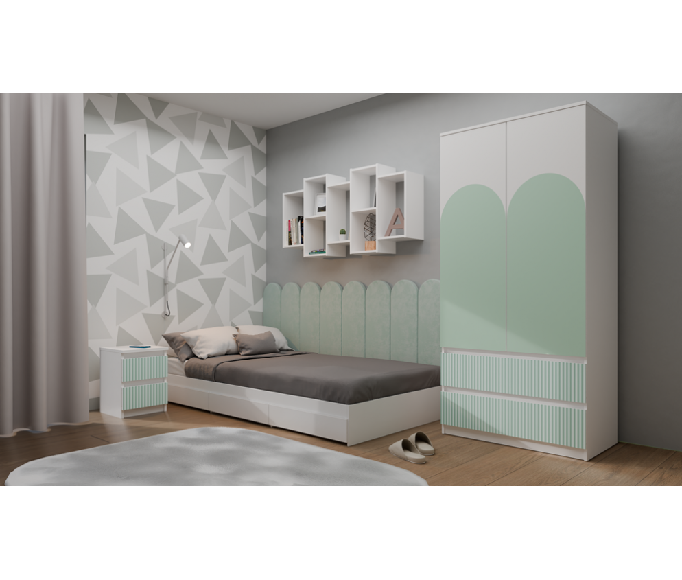 Szafa Malwa SS-90 Arteso Zielony Miętowy