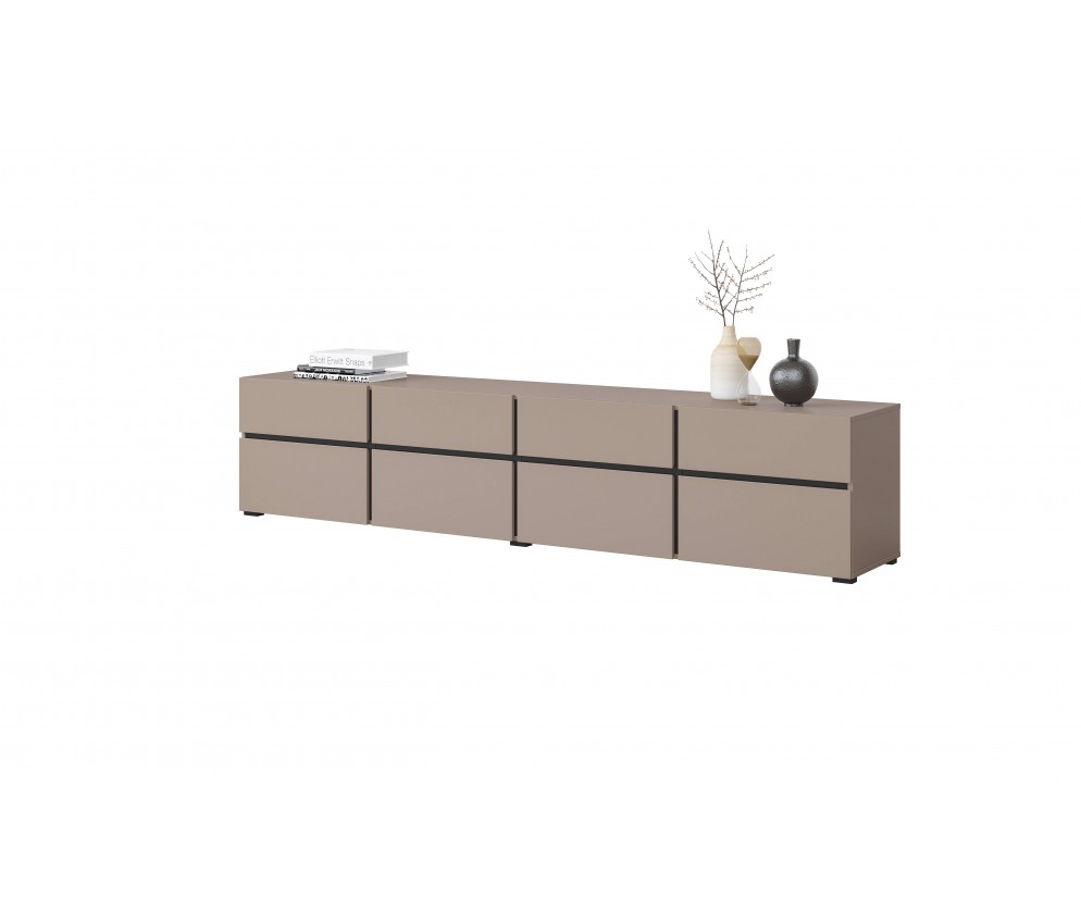 Szafka RTV Coma 225 congo/czarny