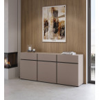 Komoda Coma 3D3S 180 congo/czarny