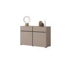 Komoda Coma 2D2S 119 congo/czarny