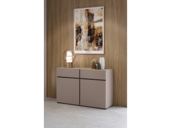 Komoda Coma 2D2S 119 congo/czarny