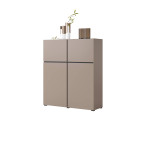 Komoda Coma 4D 119 congo/czarny